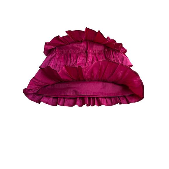 Katie May Pink MagentaTiered Ruffle Mini Skirt M - Picture 5 of 5